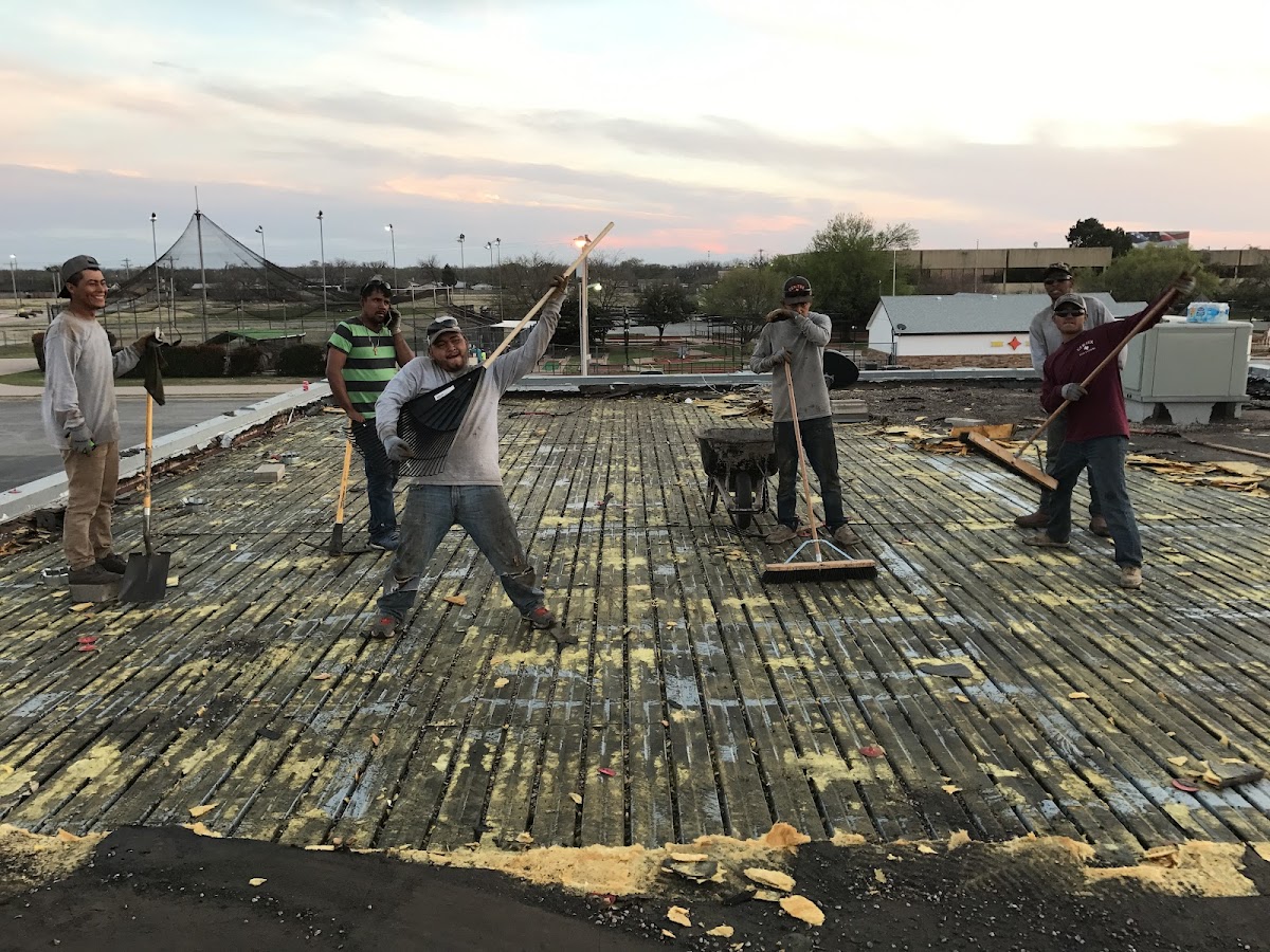 Boatman roofing crew at work on a roof in Abilene, TX