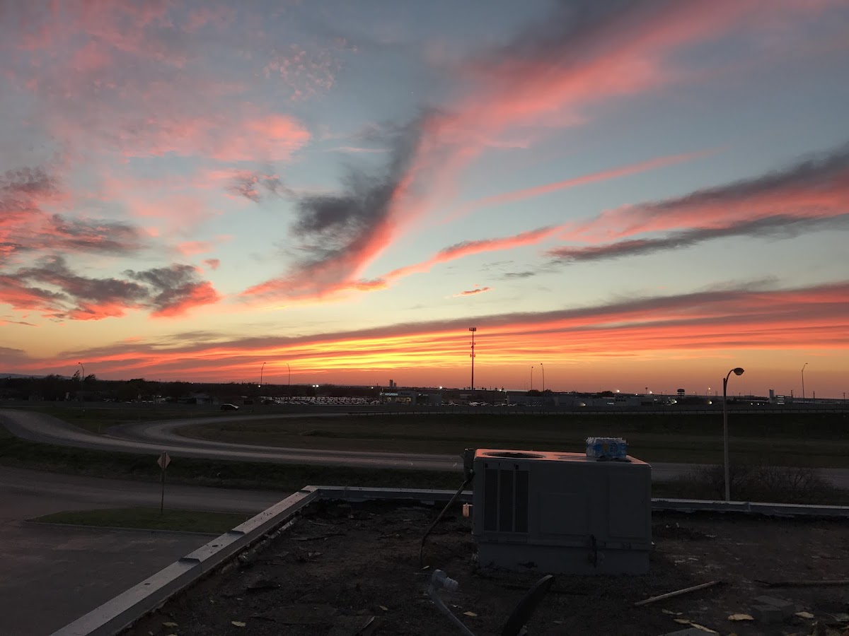 Rooftop view after Boatman Roofing commercial project in Abilene